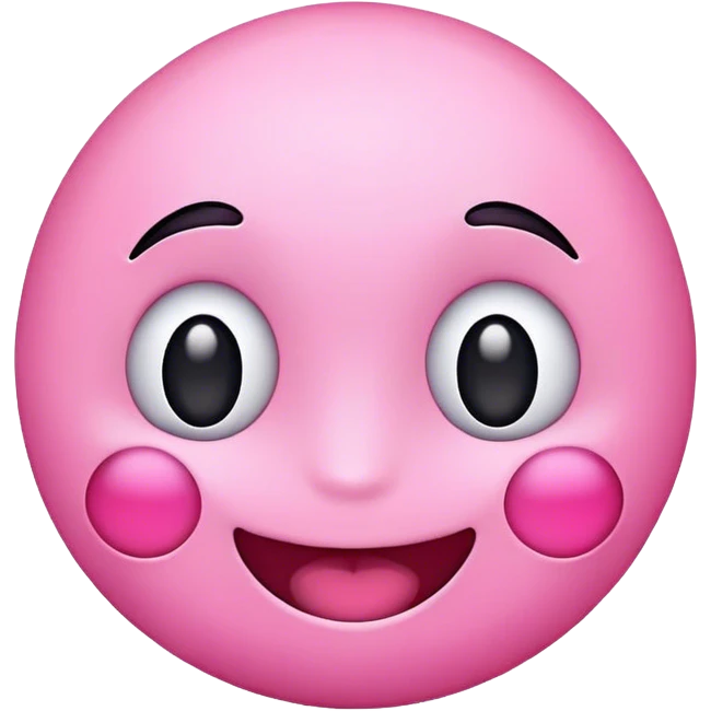 Cute pink emoji  emoji