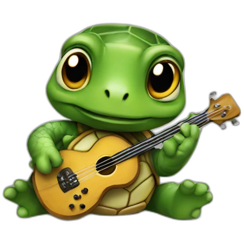 Dj turtle emoji