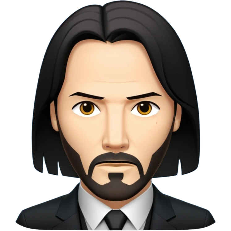 Elinde silah tutan jon wick emoji