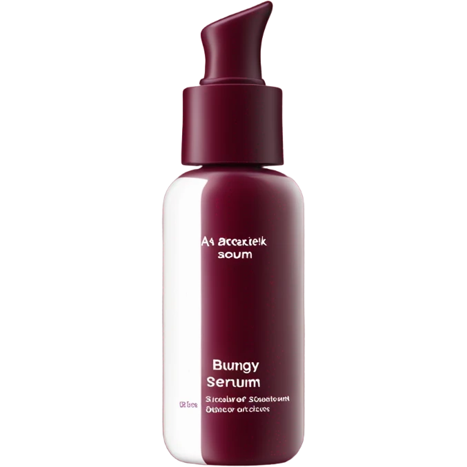 Burgundy Skincare serum  emoji