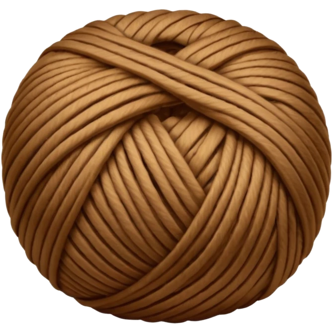 brown yarn  emoji