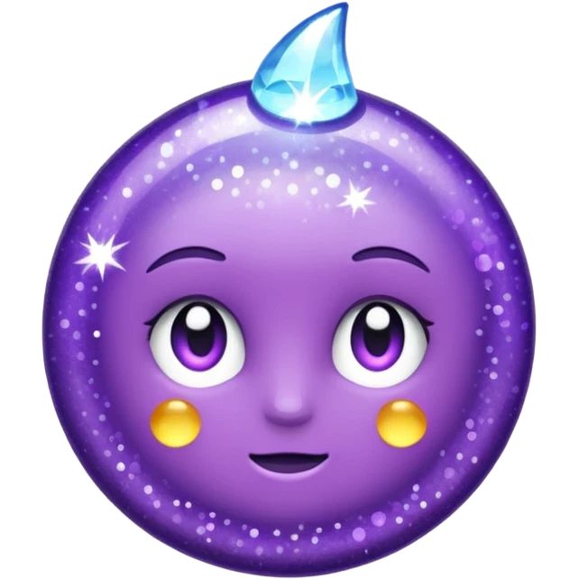glitter purple remedy emoji