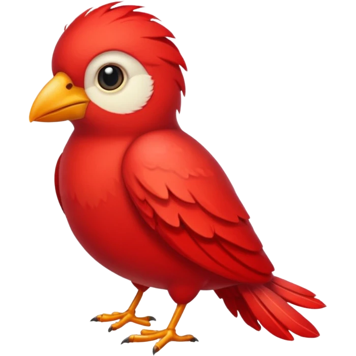 bird in red  emoji