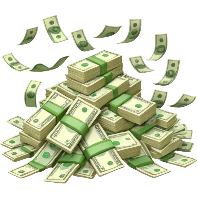 Money running  emoji