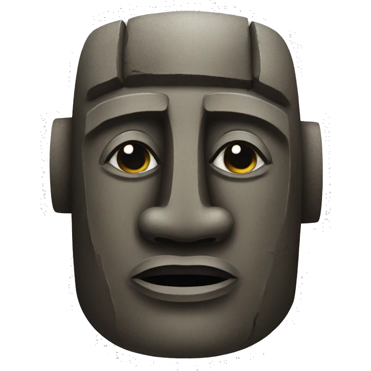 easter island head emoji