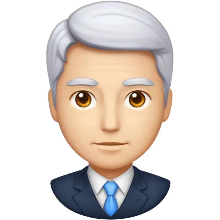 Administrator black white glowing transparent background emoji