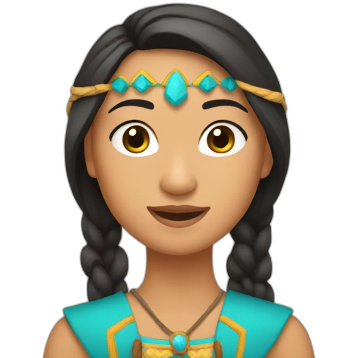 Pocahontas Kazakh emoji