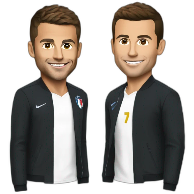 Macron sur ronaldo emoji