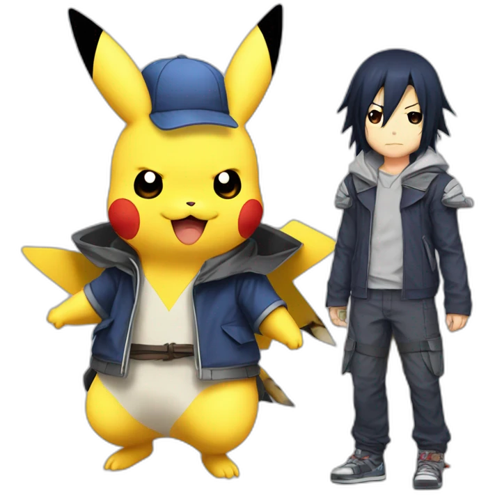 fusion pikachu sasuke uchiha emoji