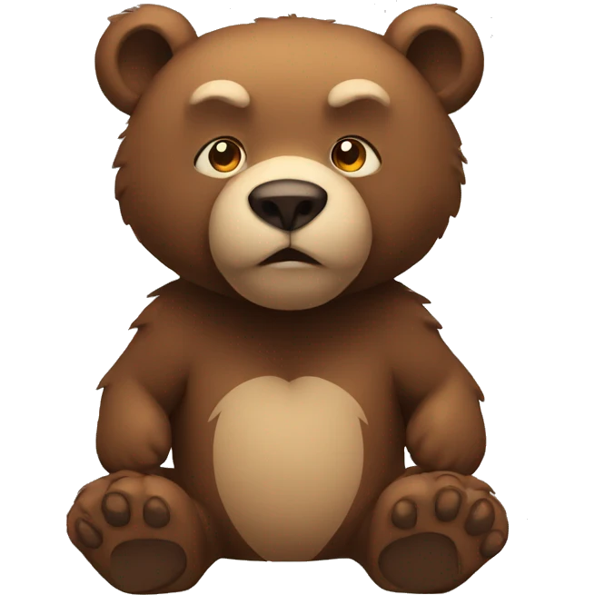 Strong bear emoji