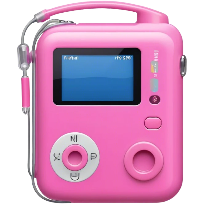 Pink insulin pump emoji