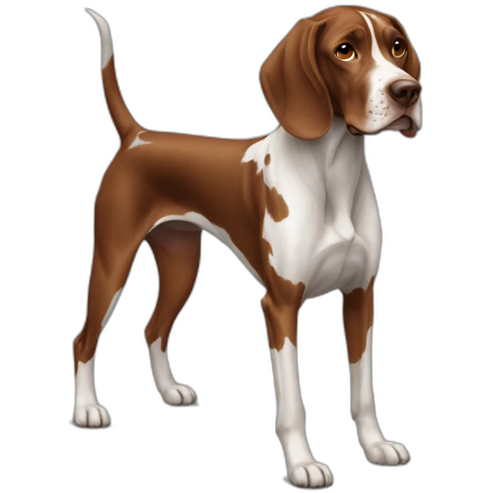 Portuguese Pointer full-body emoji
