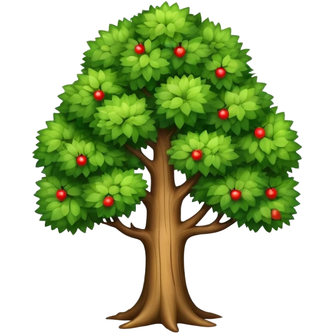 A tree that’s really smart emoji