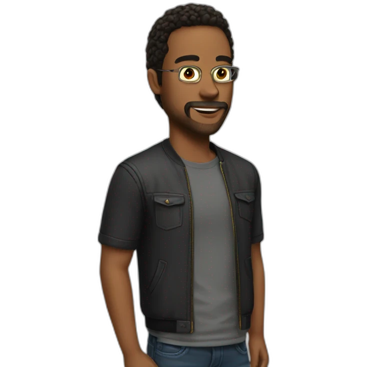Coolest guy emoji