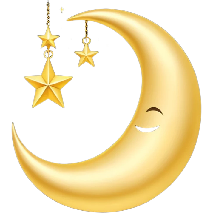 Croissant de lune musulman emoji