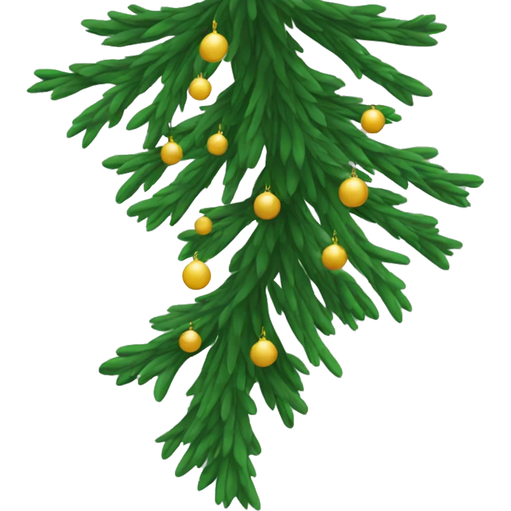 Christmas tree branch emoji
