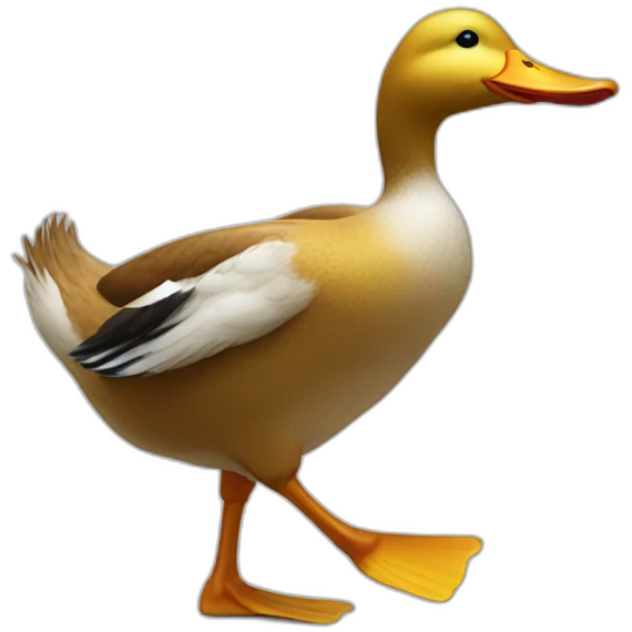 Dancing duck emoji