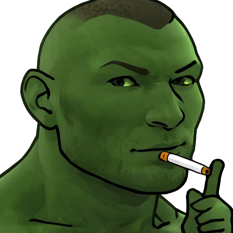 Randy orton avec une clope  emoji