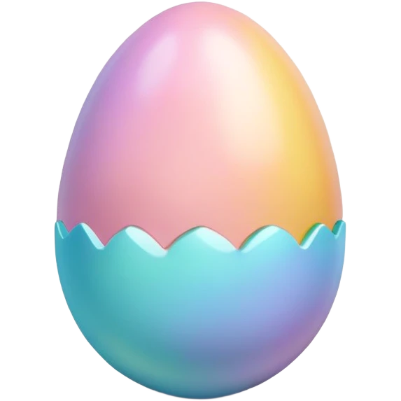 Pastel Easter Egg emoji