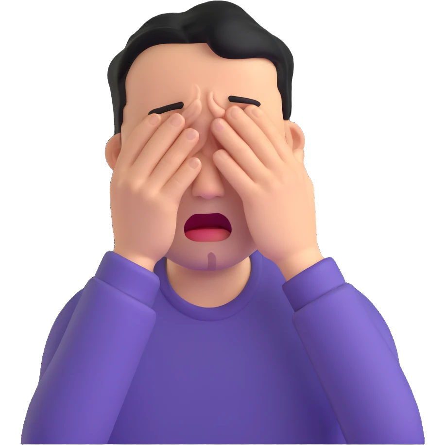 man crying over a grave emoji