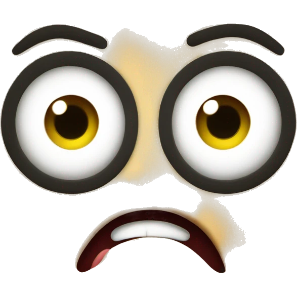 Shocked face emoji