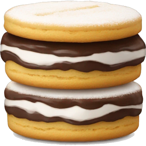 Alfajor de maicena emoji