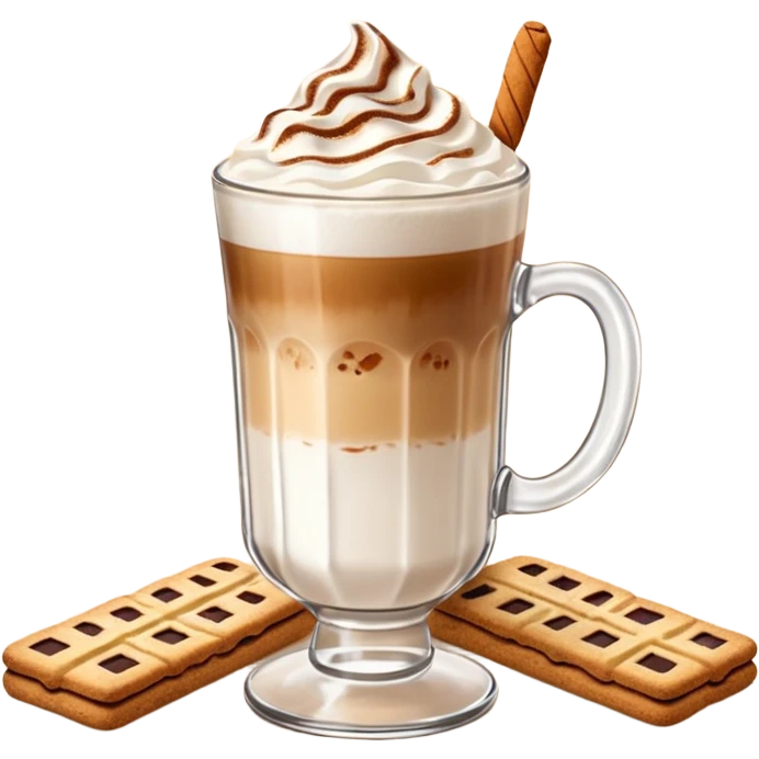 latte con cacao e biscotti  emoji