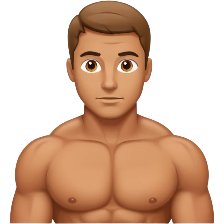 man with large pecs emoji