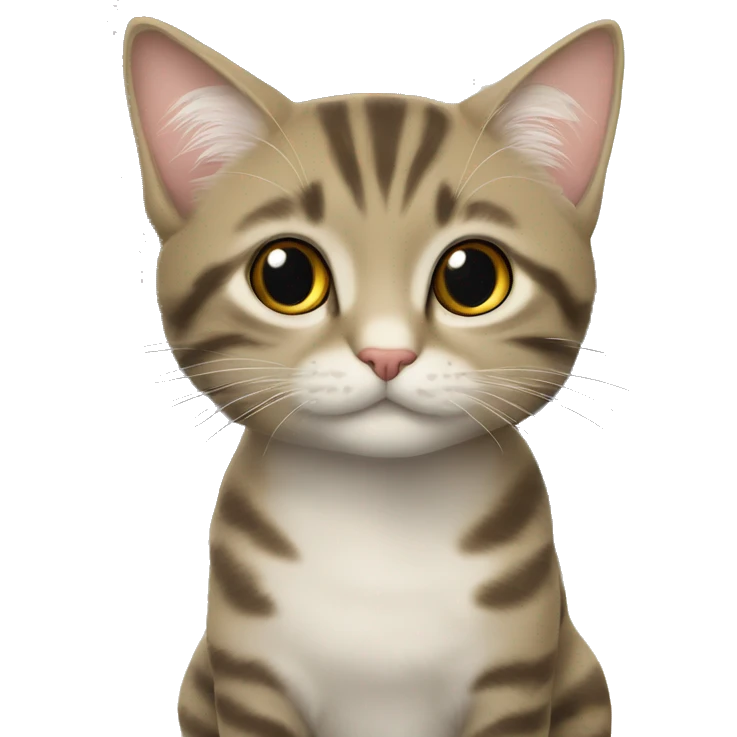 рыжая кошка в очках emoji