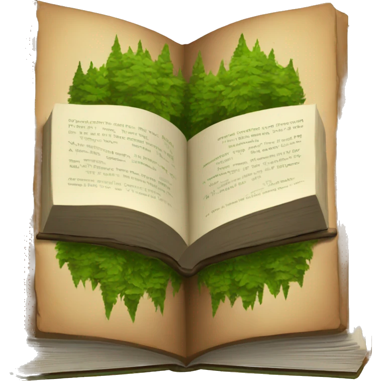 book of forest emoji