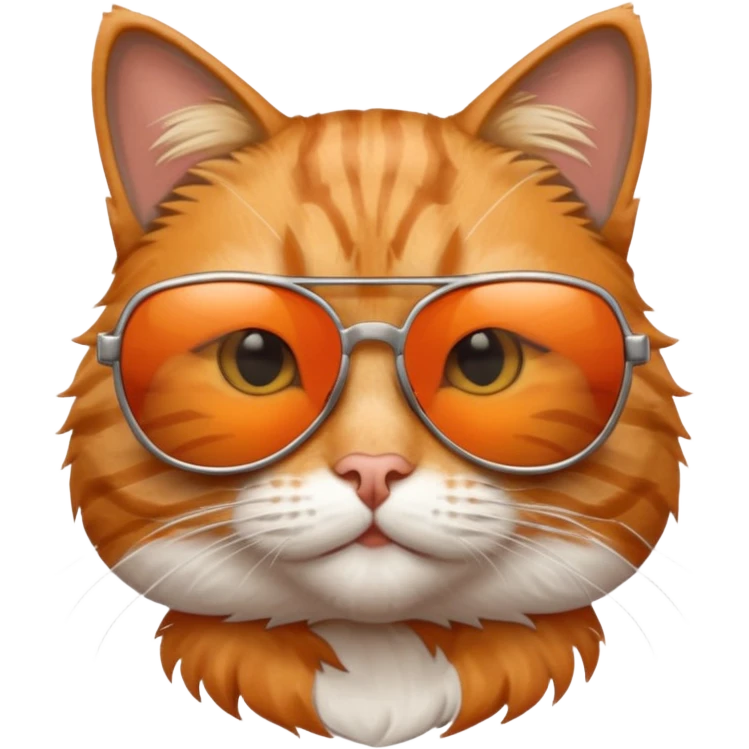 Cat wearing sunglasses emoji