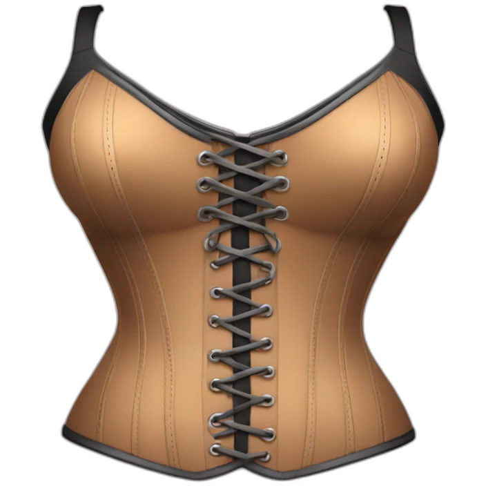 Corset top sin cordones emoji