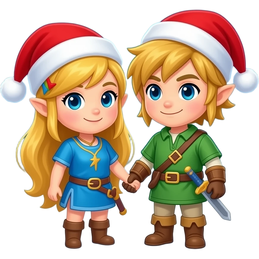 Christmas Songs album Zelda & link emoji