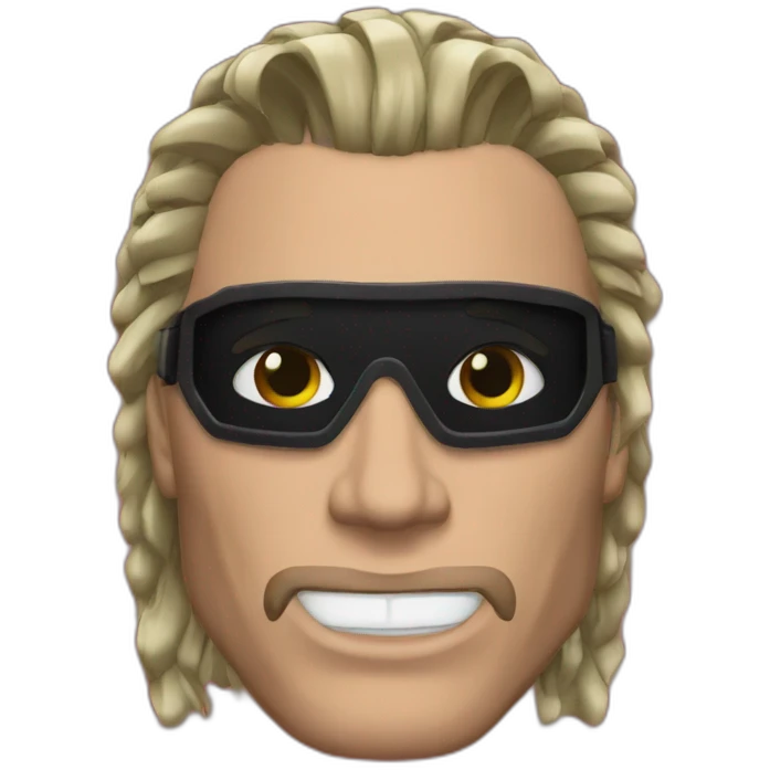 elon mask on WWE emoji