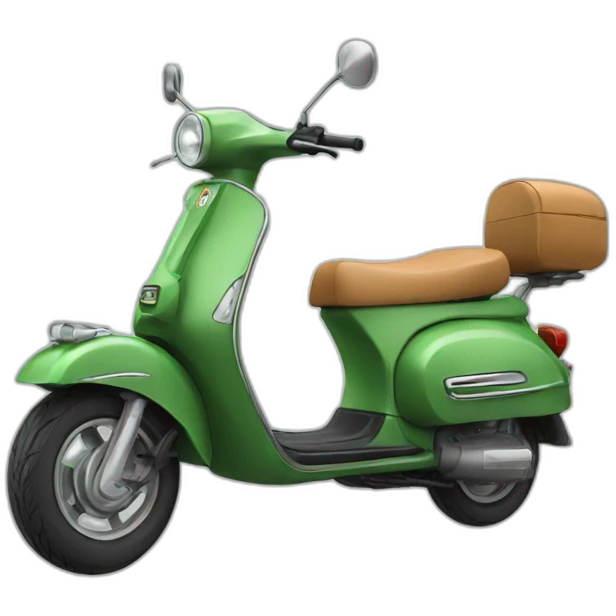 Jul en scooter emoji