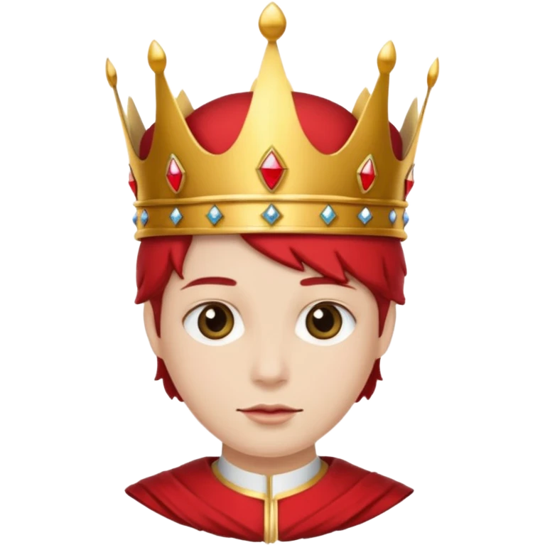 RED Crown King emoji