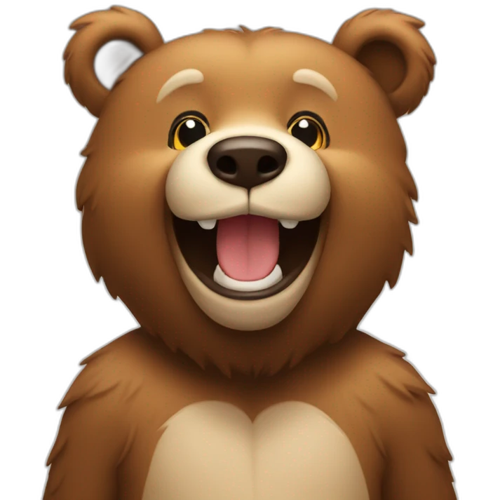 happy bear emoji