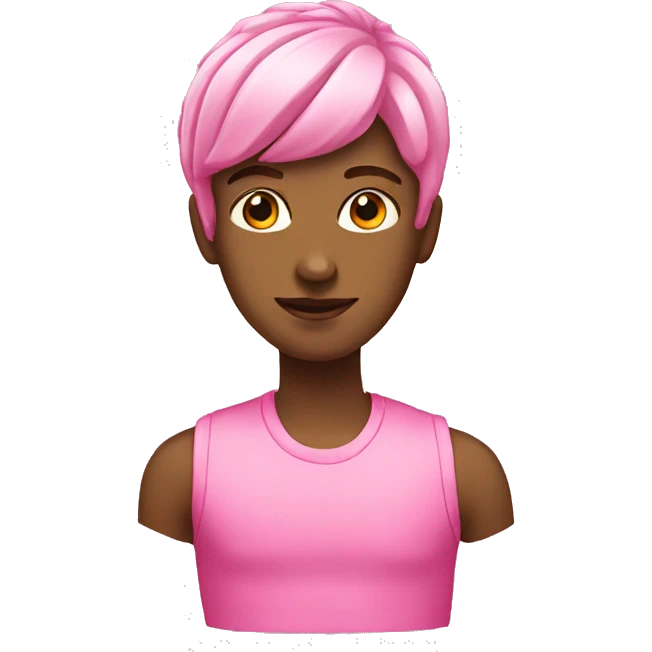 Pink emoji