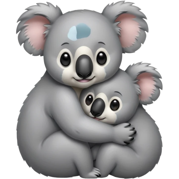 Koala hugging another koala  emoji