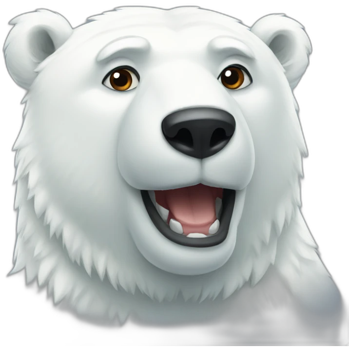 Polar bear emoji