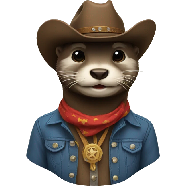 cowboy otter emoji