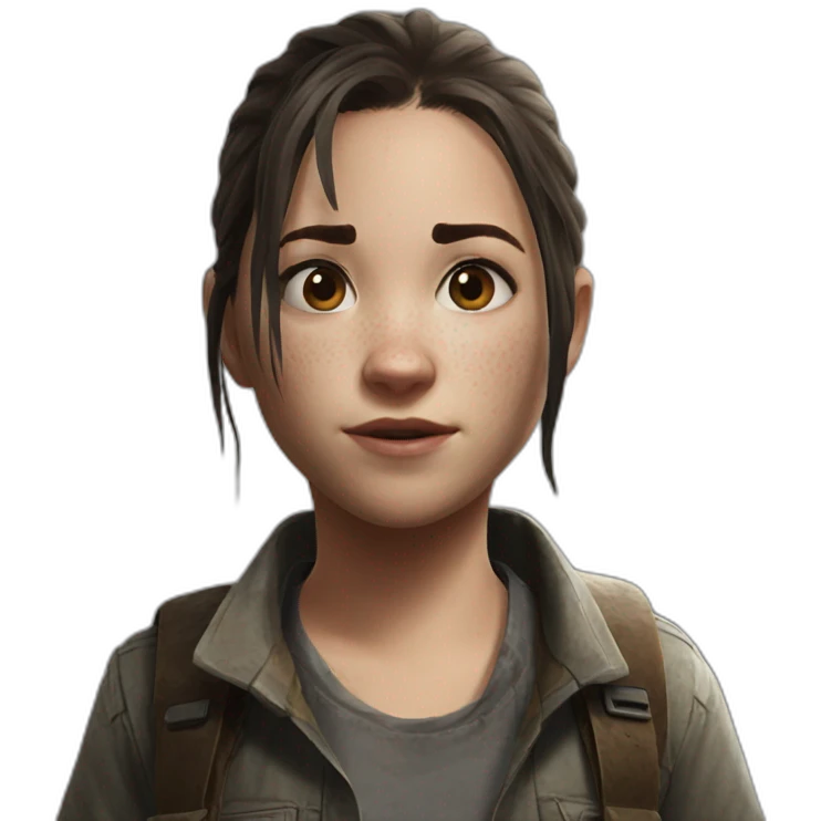 Ellie from last of us emoji