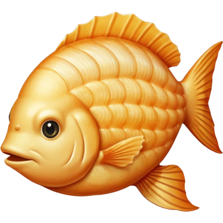 Human butt with fish scallops  emoji