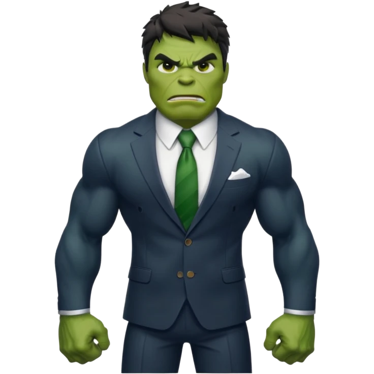 Hulk on shuit emoji