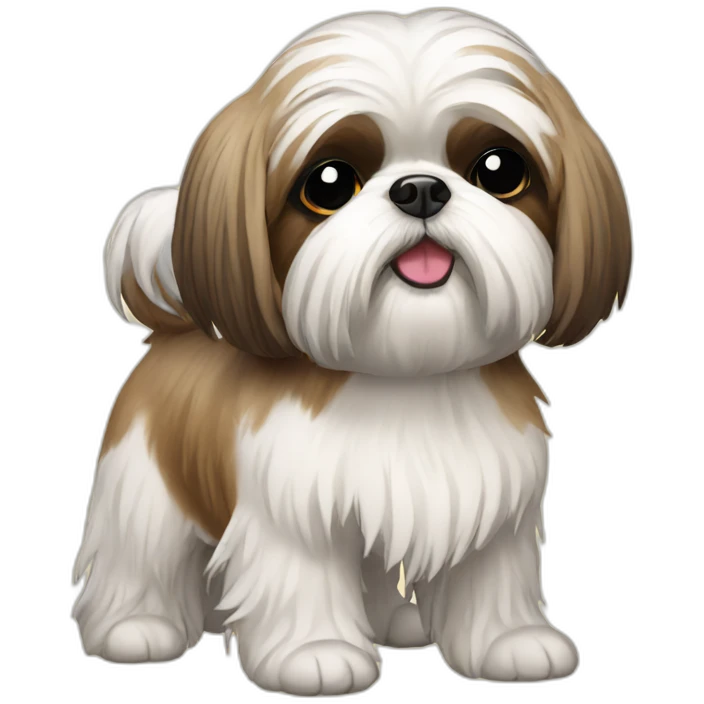 Old shih tzu emoji