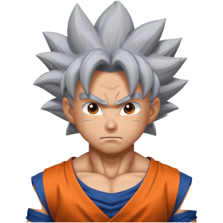 Goku Grey hair emoji