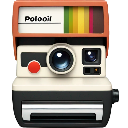 polaroid camera emoji