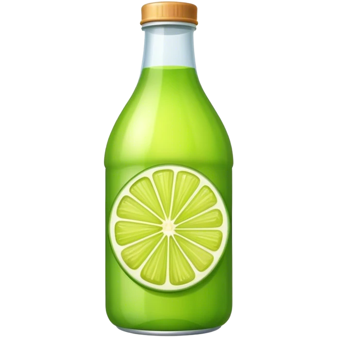 Bottled lime juice emoji