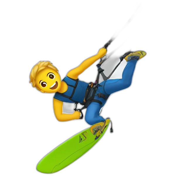Kitesurf backroll emoji