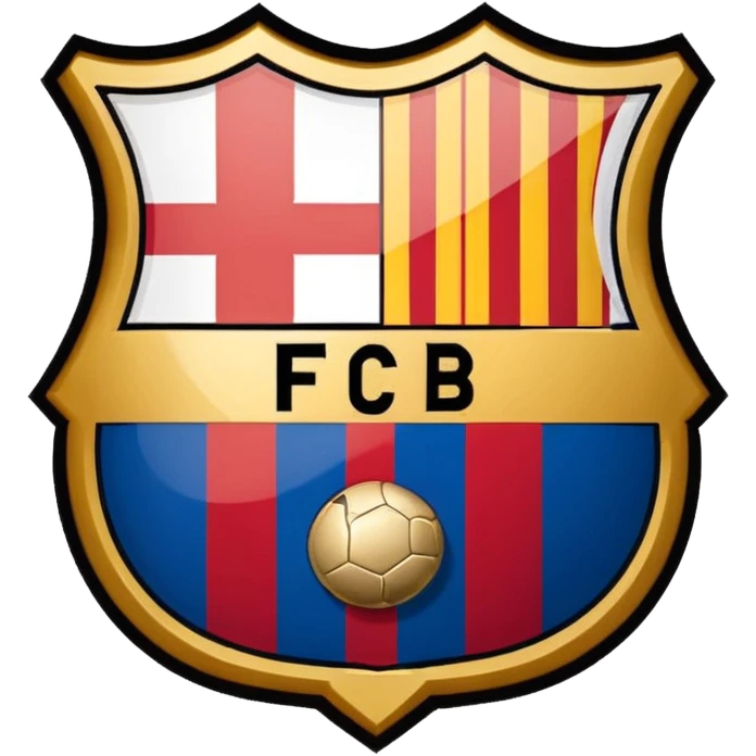 شعار نادي برشلونة emoji
